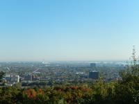 Blick über Montreal mit dem Olympiastadion im Hintergrund