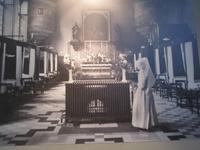 Beaune. Hotel Dieu. Saal St. Nicolas im 20.Jhdt. 