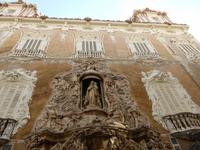 Valencia - Alabasterfassade des Keramikmuseums