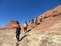 Wandern im Gebiet der Needles