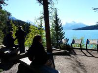 Wanderung am Maligne Lake