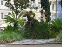Meraner Blumenschmuck auf der Kurpromenade
