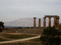 Der Apollontempel in Alt Korinth