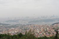 Blick vom Tannenhügel auf Istanbul
