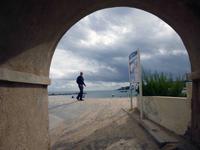 Antibes, Strandblick