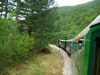 Fahrt mit der Sargan- Bahn