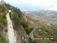 Sizilien September 2014 171/ Serpentinen nach Erice