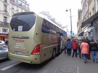 Enges Parken in der Innenstadt