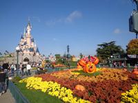 Mickey-Kürbis-Maus im Disneyland Paris