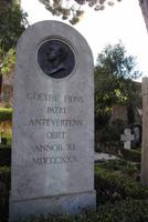 Grab von Goethes Sohn