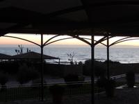 Blick von Hotelanlage Baia di Ulisse auf Mittelmeer