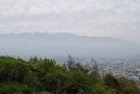 Blick auf Santiago und die Anden