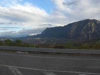 Cilento, Monte Bulgheria und Talbrücken der Schnellstrasse