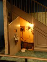 Harrys Zimmer unter der Treppe