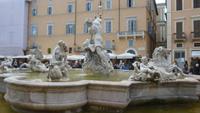 Brunnen auf dem Piazza Navona