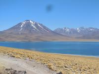 Lagune Miscanti im Andenhochland