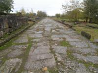 Antike Straße in Dion