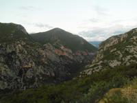 Blick in die Taygetos Schlucht