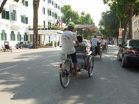 Rikschafahrt durch Hanoi