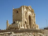 Jerash: das Hadrian Tor