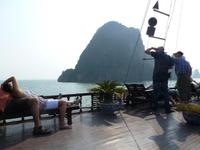 Wir genießen die Landschaft