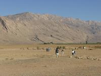 die sassanidische Palastanlage in Sarvestan