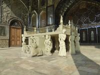 Teheran - der Marmorthron in der Golestan- Palastanlage