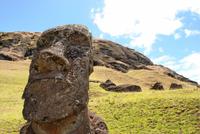 Moai am Steinbruch