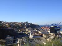 Blick über den Hafen von Valparaiso