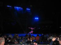 Abendveranstaltung im Freiluft-Kabarett 