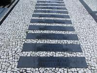 Mosaik auf der Hauptstraße von Funchal