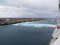 Ablegemanöver im Hafen von Arrecife