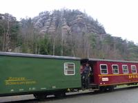Fahrt mit der Zittauer Schmalspurbahn