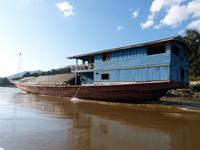 Fahrt auf dem Mekong