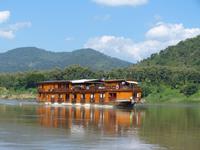 Fahrt auf dem Mekong