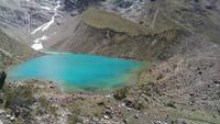Humantay Gletscher und See