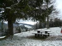 etwas weiße Weihnacht im Schwarzwald