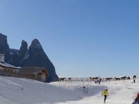 Seiser Alm-Blick zum Schlern