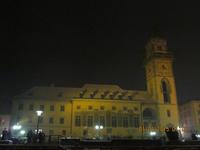 Rathaus Passau am Neujahrsmorgen