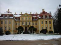 Das Schloss im Schnee... nur für uns geöffnet