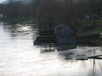Schiffsmühle auf der Weser in  Minden