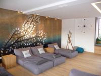 Sehr modern   -  eine Einladung zum Relaxen.