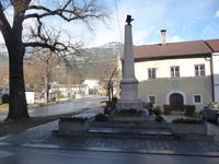 Hier, wo Lienz einstmals gegründet wurde, steht ein Denkmal ...