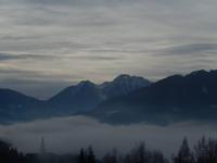 Nebel in den Alpen 