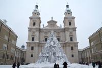 080 Salzburg, Domplatz und Dom