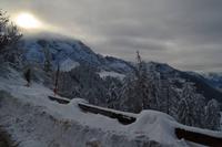 117 Berchtesgaden, Rossfeldpanoramastraße, Göll und Kehlsteinhaus