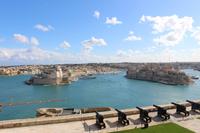 Blick vom Oberen Barrakka Garten in Valletta