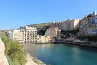 Blick auf die Bucht von Xlendi