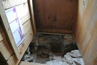 Früheres WC im Kloster Müstair 