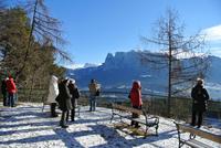 Bergpanorama auf dem Ritten